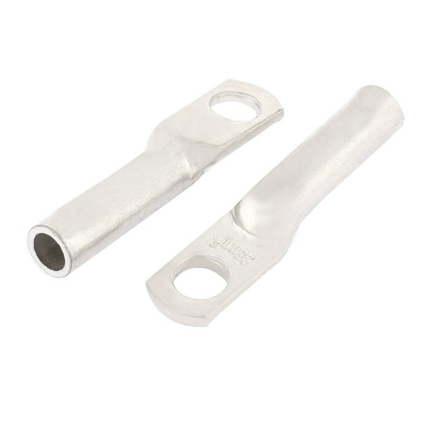 2Pcs Tinned Copper Lug Battery Cable Connector Terminal 2 Gauge 2 AWG x 3/8 Inch 2Pcs Tinned Copper Lug Battery Cable Connector Terminal 2 Gauge 2 AWG x 3/8 Inch